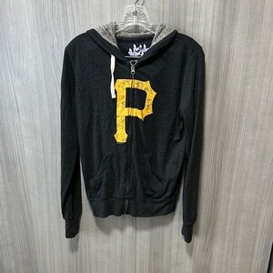 Touch by Alyssa Milano Gray Hoodie with Purple Accents